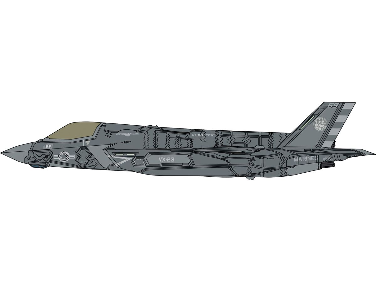 F-35 Lightning II (B Type) U.S.NAVY VX-23 Kaga Launch And Landing Test